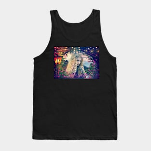 Owl Girl Viking Princess Hunter Female fighter Tank Top